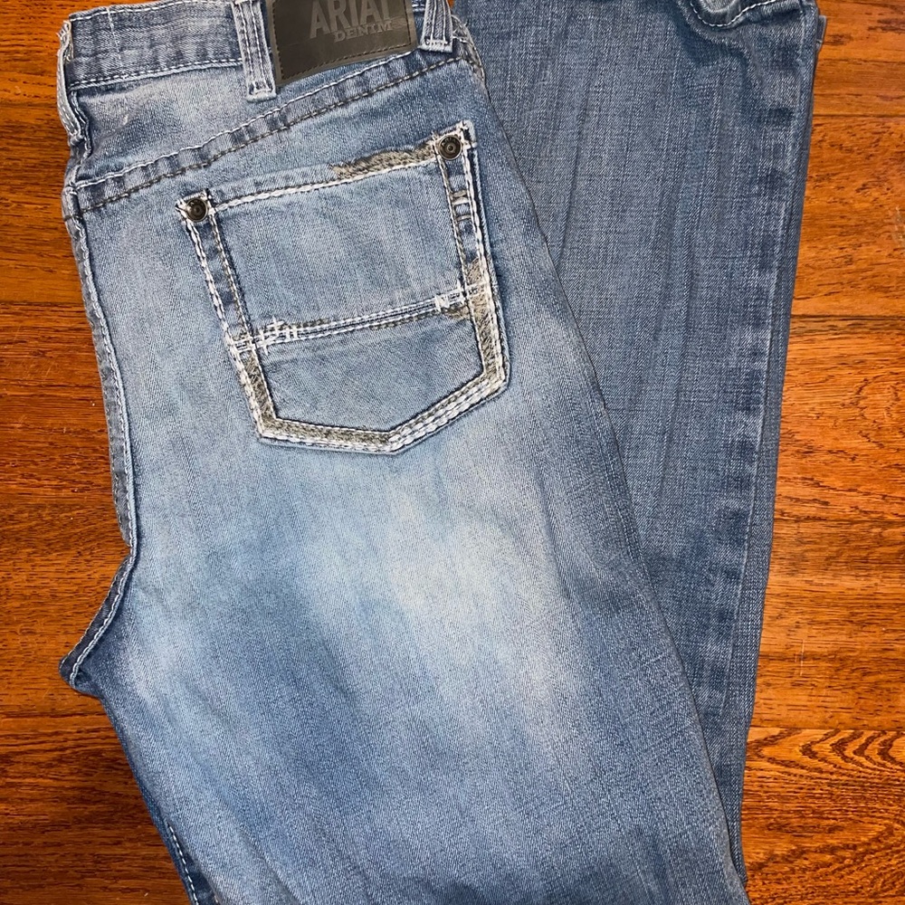 Ariat Men's Bootcut Jeans - Light Blue